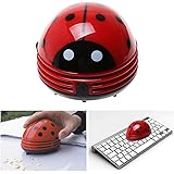 Gearmax Aspirapolvere Portatile a Forma di Coccinella, Aspirapolvere Polvere a Batteria per Casa/Ufficio