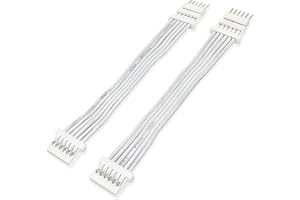 ‎NORDIC LIGHT SOLUTIONS LIGHT SOLUTIONS 5cm Verlängerungskabel für Philips Hue Lightstrip V4 Beleuchtung - LED-Band LED-Streifen LED-Beleuchtung - Verlängerung Erweiterung Kabel Strom - in weiß (2 stück)