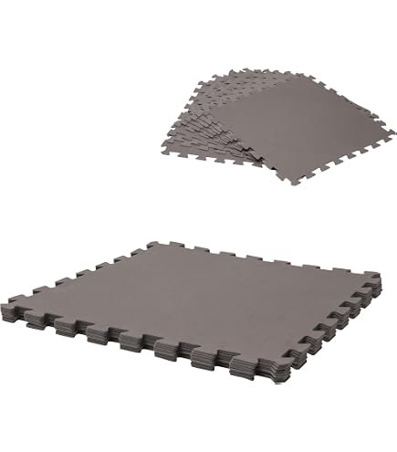 Tapis De Protection Pour Sol De Piscine - Lot De 8 Dalles Bleues 50x50 Cm, Système D'emboîtement