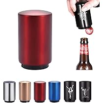 Apribottiglie Magnetico Automatico - In Acciaio Inox, Regalo Per Appassionati Di Birra - Foto 2