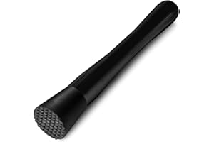 Vatch Pilon en acier inoxydable pour cocktail, cocktails Muddler - Presse-citron vert - Pilon à barbe - Pilon à cocktail - Agitateur à main - Presse-citron vert - Petit broyeur à glace - Presse-herbes