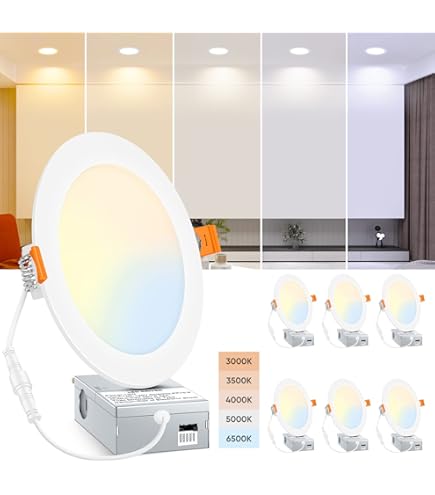 Sunco Recessed Lighting 6 Inch LED, Canless Ceiling Lights Slim With Junction - View #11