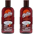 Malibu Sun Bronzing Fast Tanning Oil with Beta Carotene, Water Resistant, Tropical Coconut Fragrance, 200ml (Pack of 2)