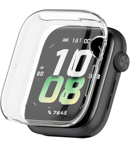 2 Cover Protettive Per Honor Watch 5 - Custodia In TPU Trasparente, Ultra Sottile E Facile Da Montare