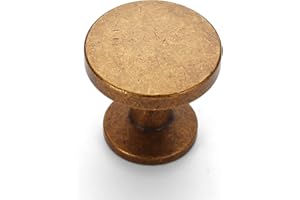 Amerdeco 10 Pièces Boutons de Tiroir, Rétro bronze de Tiroir,Boutons de Meubles,Boutons Armoire, Alliage de zinc Poignees de Porte de Cuisine pour Décor UK0071