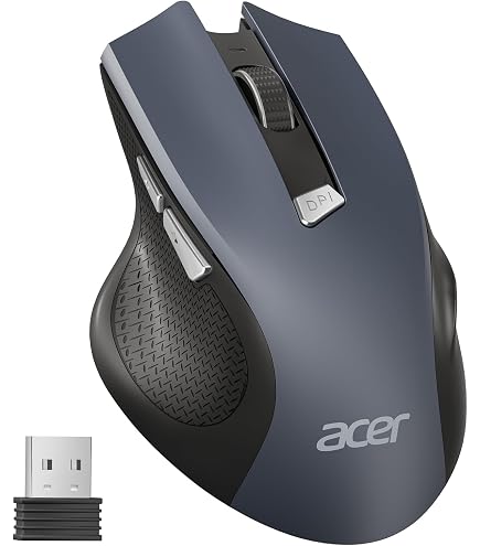 Souris PC Sans Fil AXON Silent - Clic Silencieux, Rechargeable - Compatible PC, Mac, Linux - Noir