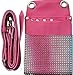 Hairdressing Tools Bag Holster/ Pouch. Black (Pink with Diamonds)