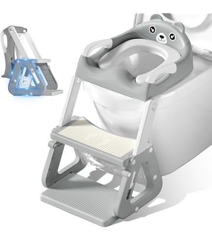 Thermobaby Kiddyloo toilettrainer - grijs/ivoor - Zwanger en Ouder Shop