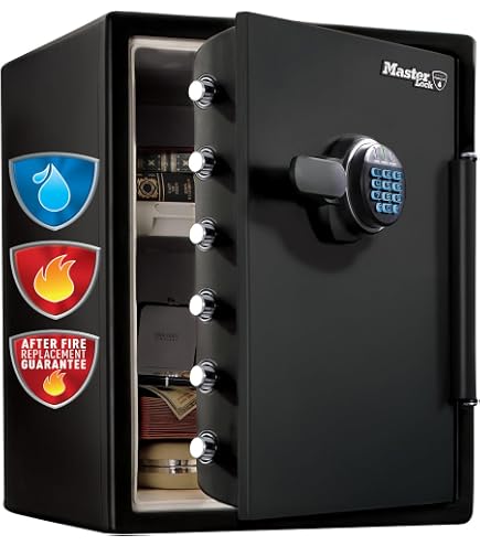 Coffre Fort Biometrique Coffre Fort à Ouverture Biométrique Empreinte Digitale MasterLock - 25,4 L Coffre Fort Code Coffre Fort Biometrique Coffre Fort à Ouverture Biométrique Empreinte Digitale MasterLock - 25,4 L Coffre Fort Code