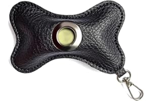 DONGKER Hund Hundekotbeutel Spender, Leder Kotbeutelspender für Hunde mit Reißverschluss und Karabinerhaken für alle Hundebesitzer und professionelle Hundetrainer (ohne Kotbeutel)