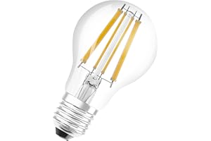 OSRAM LED BASE Classic A100, Lampade A Filamento Chiaro In Vetro E27, Bianco Freddo, Sostituisce Le Tradizionali Lampadine Da 100W, Scatola Da 3