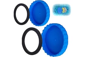 TenaLucy 2 Stücke Winterverschluss Set,Winterverschluss Set für Intex und Bestway Pools Winterstopfen Pool mit Passenden Dichtungen Winter Verschlusskappe Pool,100% Frostsicher & Dicht