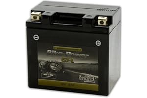 intAct - BATTERIE DE MOTO GEL Bike-Power GEL12-7Z-S. Remplace YTZ7S, YTZ7V, YTZ8V. Batterie moto 12V 6Ah 120A. Dimensions : 113x70x105mm. Avec jusqu’à 30% de puissance de démarrage en plus.