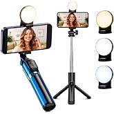 Yolans G4 LED Işıklı Selfie &Ccedil;ubuğu Tripod, 113 cm Uzayabilen Bluetooth Kumandalı Selfie Stick, 3 Işık Modlu Beyaz, Sarı, G&uuml;n 