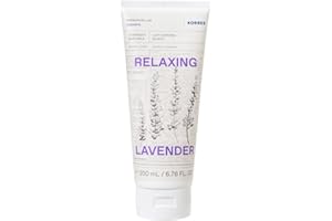 KORRES RELAXING LAVENDER Latte corpo per la notte al profumo di lavanda per uomini e donne, per un'esperienza di cura del corpo rilassante e calmante, vegan, 200 ml