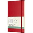 Moleskine, Agenda Settimanale 2022, Agenda Settimanale 12 Mesi, Weekly Planner e Notebook, Copertina Rigida, Formato Large 13