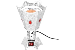 Bakhoor Brenner elektrisch,Elektrisches Räuchergefäß im orientalischen Stil | Geeignet für ätherische Öle der Aromatherapie, Heimdekoration und Duft im Büro, Yoga-Spa-Meditation Shenrongtong