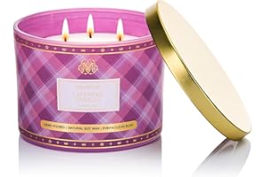‎M&SENSE M&SENSE Luxury Soy Jar Candle 30,2 g | Lavender Chamomile Scented | 55 godzin palenia | elegancki prezent do aromaterapii