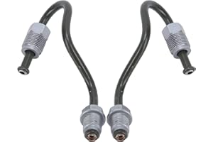 BNINETEENTEAM Bremsleitungsbremsrohr, 2pcs Hintere Bremsleitung nach Links und Rechts Bremsölschlauch 1K0611763E 1K0611763f Ersatz für Cabrio