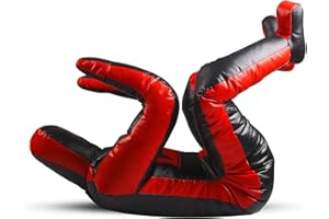 DAAN MMA - Manichino per grappling, boxe, judo, BJJ, wrestling, jiu jitsu, in posizione seduta di sottomissione, prt autodifesa, in vinile, 170 cm, non imbottito