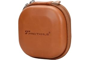 Andoer Camera Filter Case - 5 Pocket PU Leather DustProof Hard Storage Case for UV, CPL, ND, Graduated Neutral Density Filters Up to 82mm