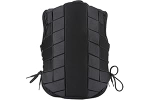 WAKECTS Riding Vest, Horse Riding Body Protector for Kids- Zippered Front, Breathable, Lightweight, Adjustable, Multiple Sizes(CS)