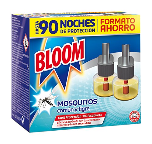 Doble recambio bloom electrico líquido contra mosquitos común y tigre