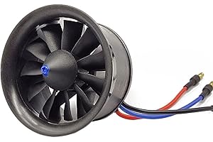 FLYCOLOR 50mm EDF 4900KV 3S massima spinta770g, motore brushless, applicabile a RC Jet Aircraft
