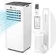 DR.PREPARE 9000 BTU Air Conditioning Unit, 4-in-1 Portable Air Conditioner Smart WiFi Enabled, Dehumidifier, Cooling Fan with 2 Speeds, 24H Timer & Sleep Mode, Child Lock, Dual Window Venting Kit