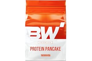 Bodybuilding Warehouse, Premium Protein Pancakes Mix - Breakfast Snack - Easy to Make - 22g Protein Per Serving (Cinnamon Swirl, 500g)