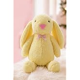 Uyku Arkadaşım Uzun Kulak Bunny Peluş Tavşan 65 cm Sarı