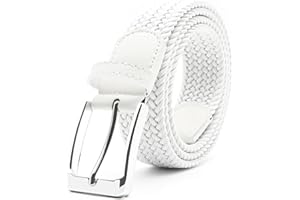 Uoocg Ceinture Tressée Hommes Stretch Belt