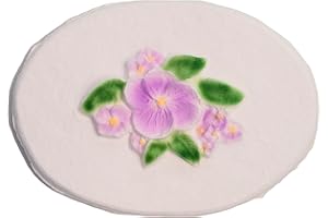 Earth Memorials Biodegradable Urn for Human Ashes, Water Burial Urn, Urn Floats, Urn for Cremation, Ocean Water Scattering Urn for Ashes, Floating Urn, (Keepsake Elite® Lavender Flower Y-02)