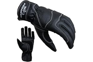 ‎PROANTI PROANTI Damen Motorradhandschuhe Damen Leder Motorrad Handschuhe