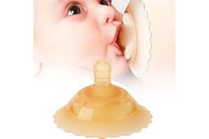 Fyearfly Protège-tétons, Protège-tétons en Silicone pour éviter Les Douleurs De Fissuration, Protecteur De Mamelon d'allaitement pour Mamelons Plats Inversés