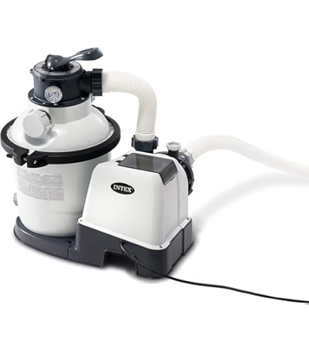 Combiné filtre à sable 6m³/h + stérilisateur au sel QX2100