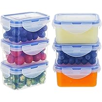 LOCK&LOCK Frischhaltedosen 6er Set - 100ml Vorratsdosen BPA-frei