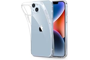 ESR Funda para iPhone 14 y iPhone 13, Carcasa Slim de Silicona a Prueba de Golpes, Case TPU Transparente, Fina, Resistente Amarilleamiento, Serie Project Zero, Transparente