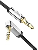 UGREEN Cavo Aux Macchina Cavo Audio Jack 3,5 Maschio Maschio 90 Gradi Placcato di Oro Cavo Stereo Piatto per Cuffie…