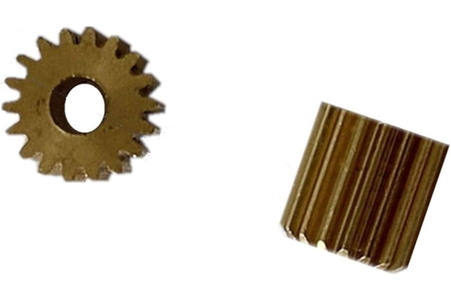 Xzeit Tooth Gear,Motor Brass Pinion Gear, 2.98mm Hole 3mm 0.4M 18T Teeth Copper Gears Thickness 8MM Small Pinions G-S (Hole Diameter : 2.98mm, Number of Teeth : 18 Teeth)