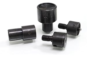 MG Lavorazione Artigianale Pelle e cuoio - Punzone per Bottoni Automatici o Matrici - Misura: 17 mm - Acciaio Temperato