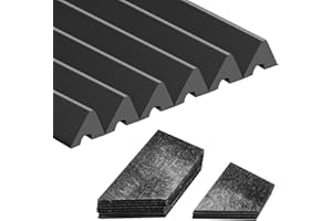 ‎POLYMATH PolyMath Billard K66 Gummipuffer Billardtisch-Schienenkissen (Satz von 6) Stoßstangen Ersatz-Stoßstangen Zubehör - 7/8/9 Füße und Billardtisch-Kissenbezüge Satz von 12-3 mm / 0,12 Zoll