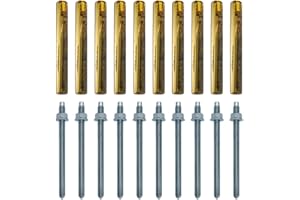 REMSTALER BEFESTIGUNGSTECHNIK 10x Remstaler VERBUNDANKER + ANKERSTANGE im SET | Stahl verzinkt | M8 M10 M12 M16 M20 | -HÖCHSTE QUALITÄT- direkt vom Hersteller (Verzinkter Stahl, M8x110 / 10 Stk.)