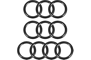 Othmro 10 Pcs Rubber O-Rings, Nitrile Rubber Washers Seal O Rings 34mm OD 26mm ID 4mm Width, Sealing Gasket for Taps, Plumbing