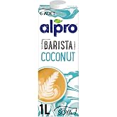 Alpro Barista Hindistan Cevizi İ&ccedil;eceği, 1 L, 6'lı Set, Glutensiz, Laktoz İ&ccedil;ermez