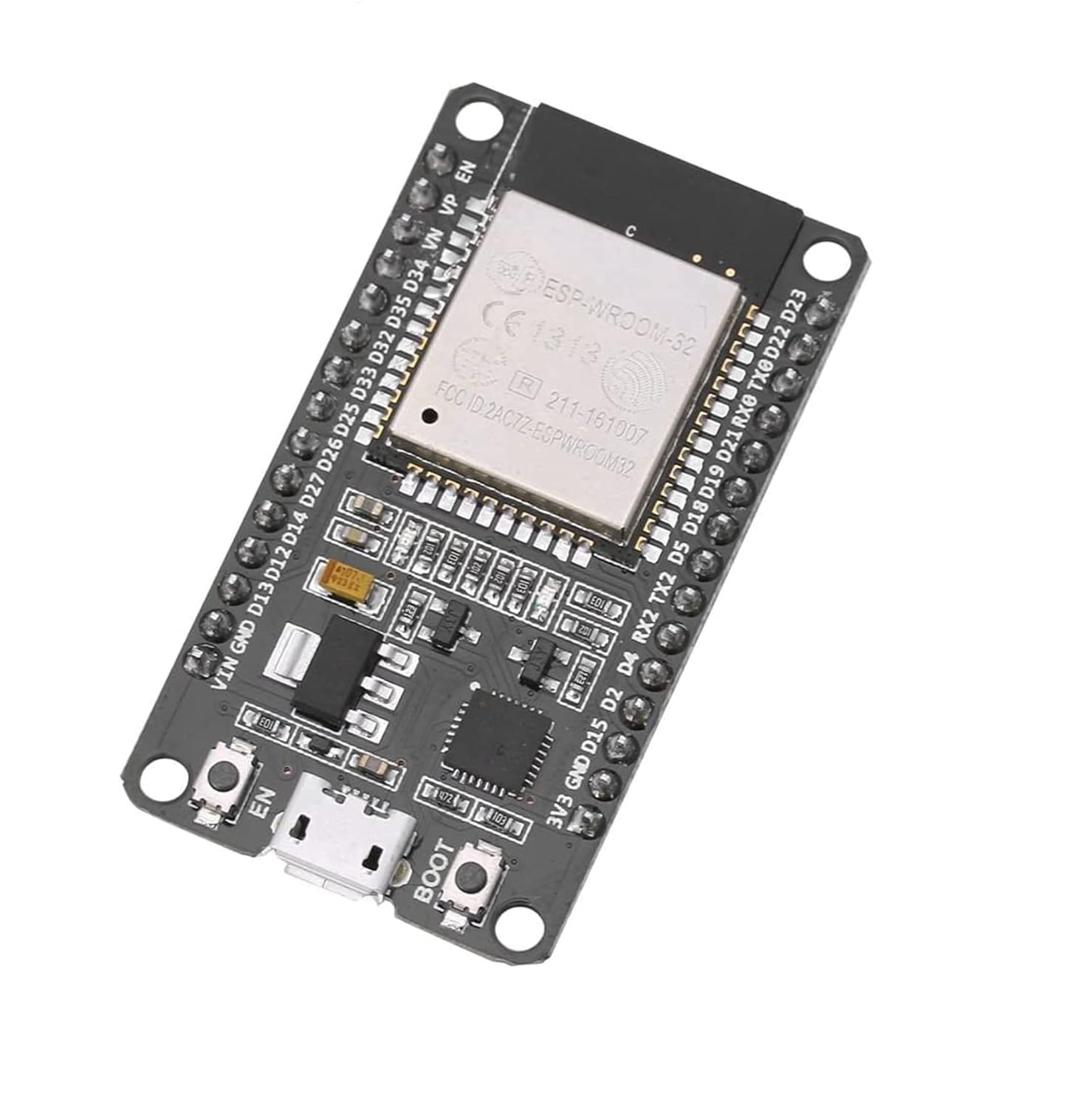 EmbeTronicX ESP32 WiFi Bluetooth Development Board Ultra-Low Power Consumption Dual Core (CH9102X + 30PIN + Micro) - ChipTronicX
