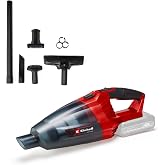 Einhell Cordless Hand Vacuum Cleaner TE-VC 18 Li-Solo Power X-Change (18V, 42 mbar suction power, 540 ml dust chamber, 3 heads, extension apparatus