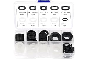YIXISI 90 Stycken Slangbrickor Kit, Tätning O-ring Packning, VVS-bricka Tätningar, för 1/2 3/4 Tum Dusch Duschhuvud Kranar Slangar Duschslang