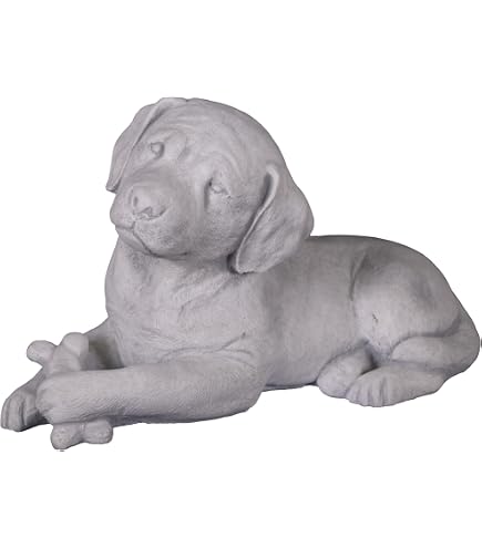 Bulldogge Steinfigur – 36 Cm Hoch, 10 Kg, Frostsicher Für Garten & Außenbereich