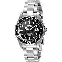 Invicta Pro Diver Orologio Subacqueo Uomo Al Quarzo - Cassa 50mm Acciaio, Quadrante Blu, Cinturino Acciaio, Resistenza 30 Bar (Modello 28766)